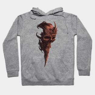 ancient skull Hoodie